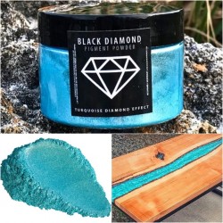 TURQUOISE DIAMOND EFFECT (Bleu Turquoise Métallisé)